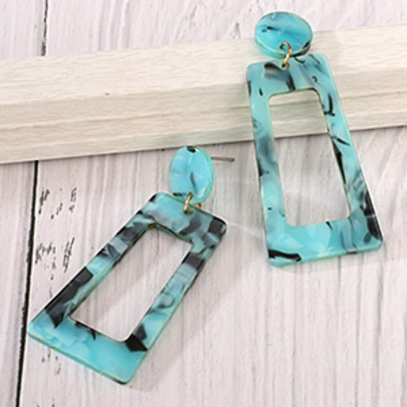 New 25 Pairs Acrylic Resin Statement Earrings Set for Women Girls - Picture 8 of 16